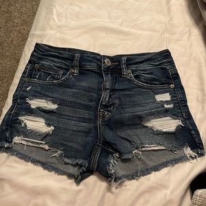 AE distressed shorts